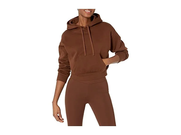 Amazon Essentials Women Crop Hoodie Sweatshirt