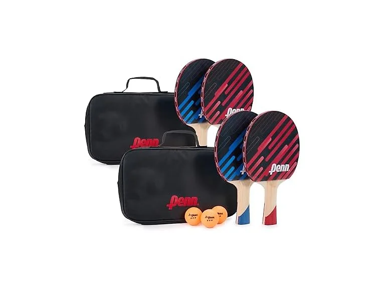 Penn 4-Player Table Tennis Paddle Set