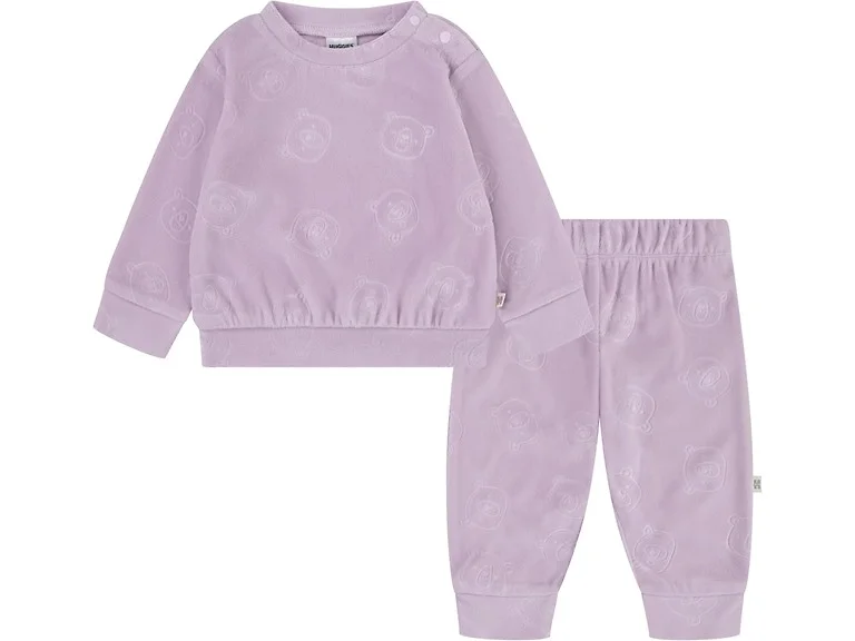 HUGGIES Kids (0-3 Months) Velour Sweatshirt Pants