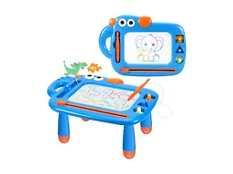 YUBALEER W0563 Magnetic Drawing Board for Kids blue