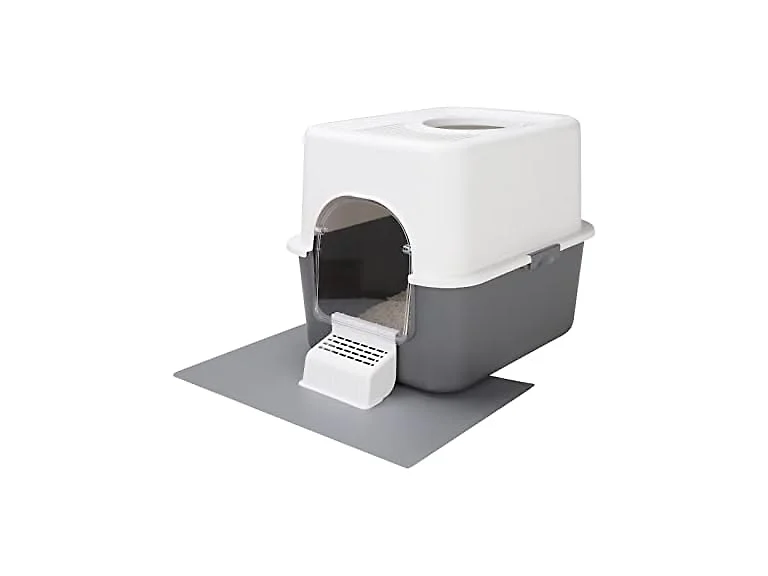RIZZARI Large Cat Litter Box,Portable Cat Litter Box