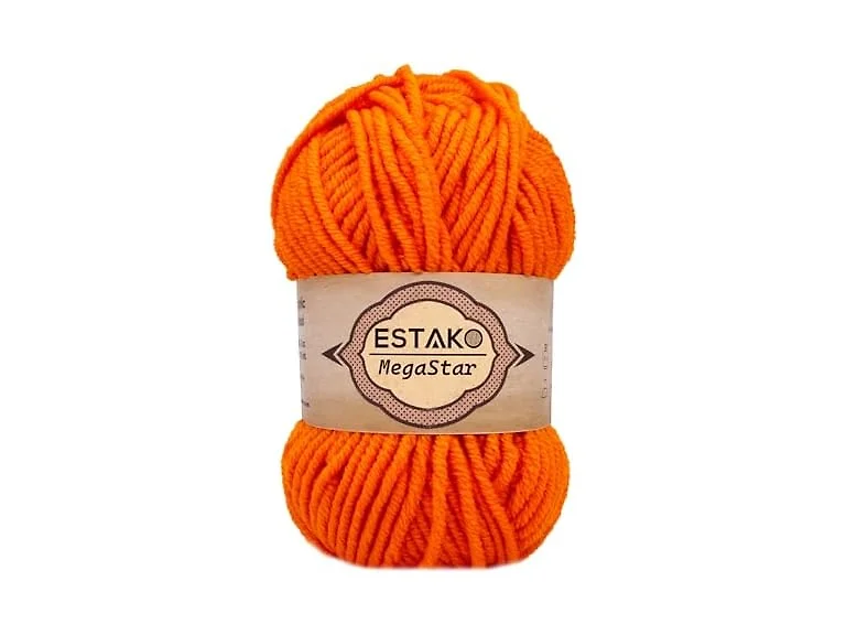 Estako Megastar, 75% Acrylic 25% Wool Yarn,