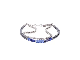 Iron Saints LGR-10-004B-02 Mens Hematite Bead Bracelet Li