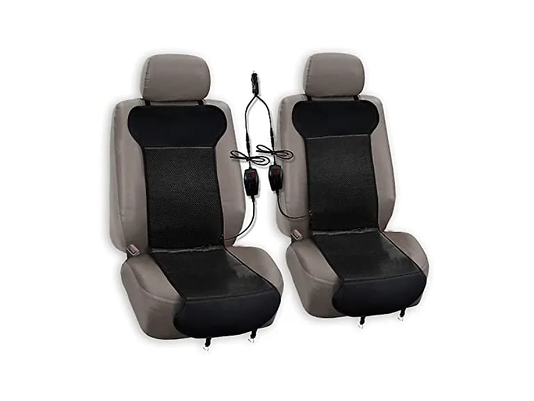 Zone Tech SE0083 Universal Heated Seat Cover 2pk