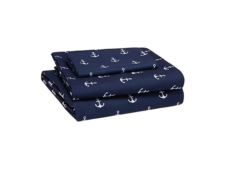 Amazon Basics 3Pc Kid's Anchor Sheet Set