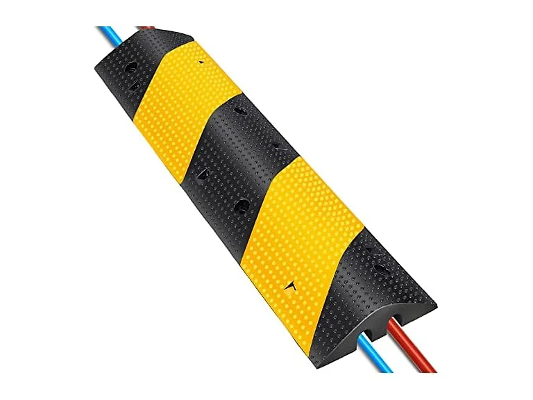 Modular Rubber Traffic Speed Bump 2 Channel