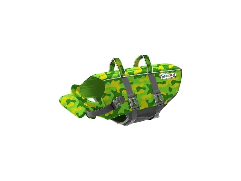 Outward Hound Granby Splash Camo Dog Life Ja