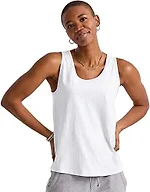 Hanes Originals Tri-Blend Tank Top, Lightweight Sleeveless Shirt for Women, Plus, Eco White, Large