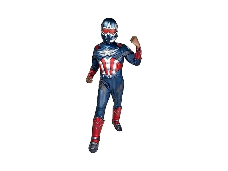 MARVEL Captain America Official Youth Costume, L (12-14)