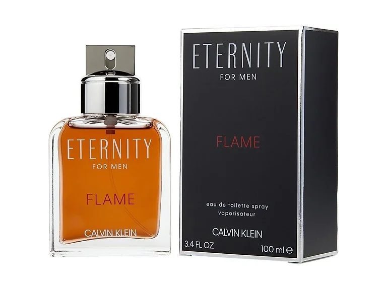 Eternity Flame/Calvin Klein EDT Spray 3.4 Oz