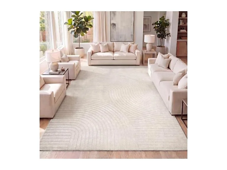 JONATHAN Y Hallie Outdoor Rug 3x5 Ivory