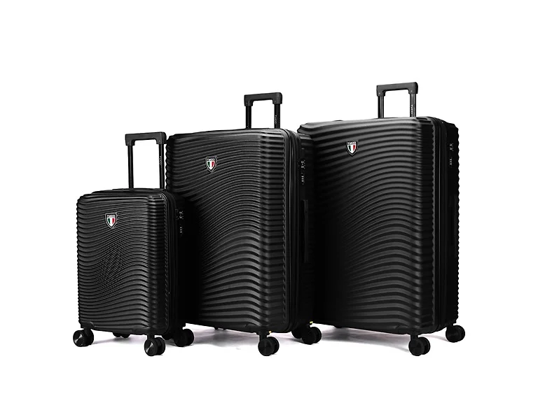 Tucci Italy Spettro 3-Piece Expandable Hardside Spinner Luggage Set