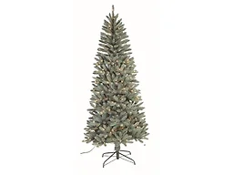 7.5' Blue Spruce Slim Pre-Lit Tree