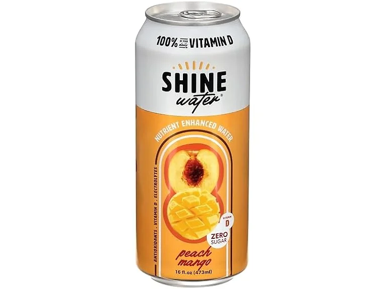 Shine Water, Zero Sugar Peach Mango