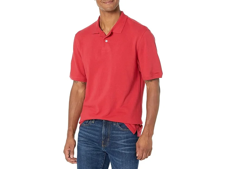 Amazon Essentials Men's Cotton Pique Polo Shirt