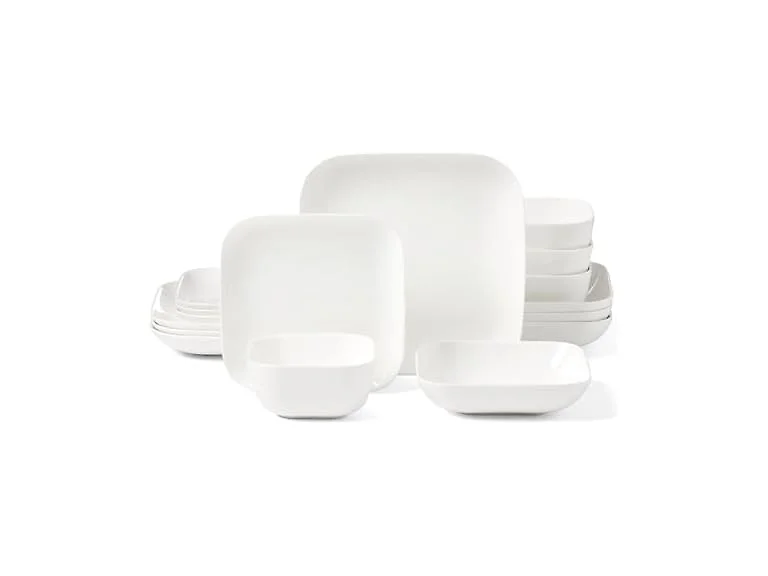 Lenox Dinnerware Set, Studio 1414 Square 16-Piece Set White