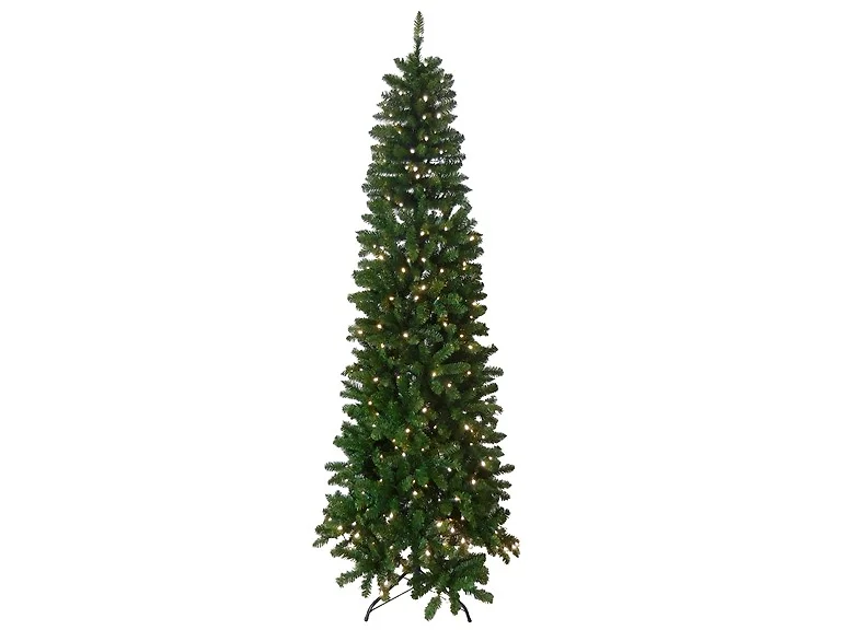 Santa's Workshop, 7.5' Slim Tree, 936 Tips