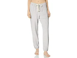 Amazon Essentials Women's Pajama Jogger - Lightweight Lounge Terry, Plus Size, Grey Heather Stripe, 3X