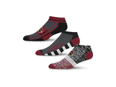 NFL Stripe Stack 3 Pack Ankle Sock