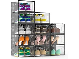 Secret Space BC538525050102 Large Shoe Organizer Dark Blac