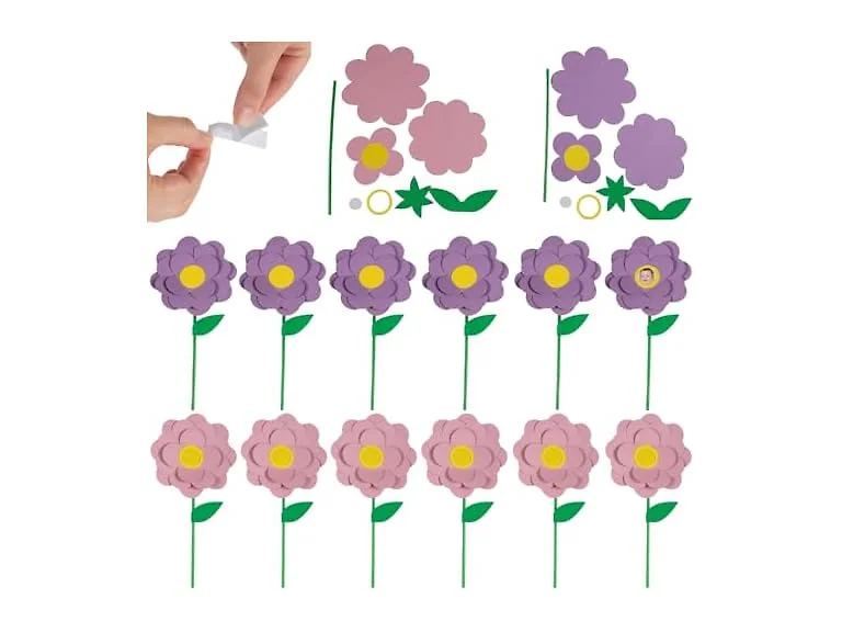 Fun Express Photo Frame Flower Planter Stick 12Pk