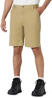 Amazon Basics Men's Relaxed Fit Stretch Canvas Utility Workwear Shorts, Light Brown, 38