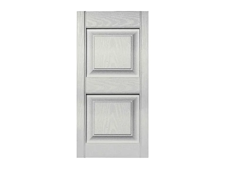 Builders Edge Raised Panel Vinyl Shutters
