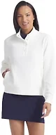 Puma Golf Women's BOULDER 1/2 SNAP PULLOVER, WARM WHITE, XS