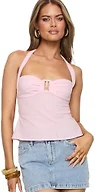Princess Polly Princess Polly Isabetta Halter Top Pink