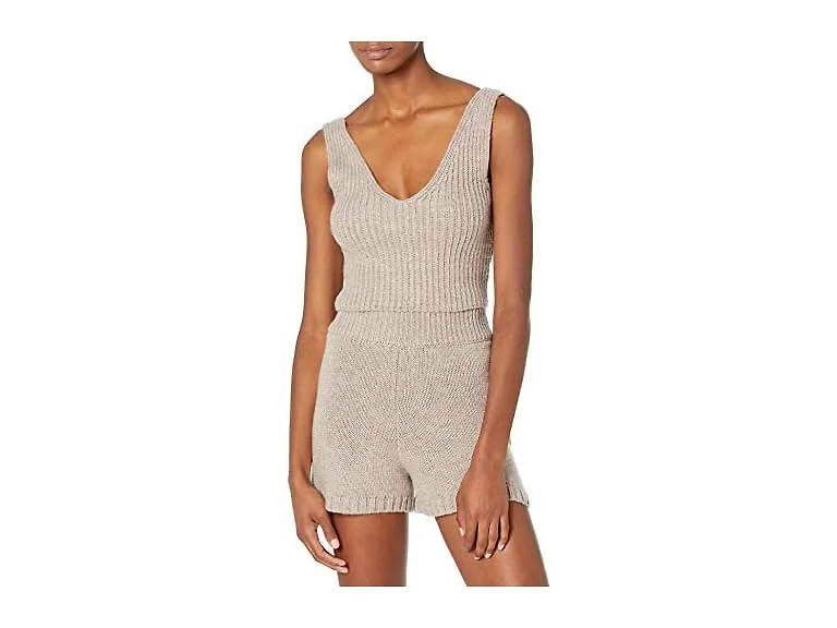 The Drop Sylvie Cotton Blend V-Neck