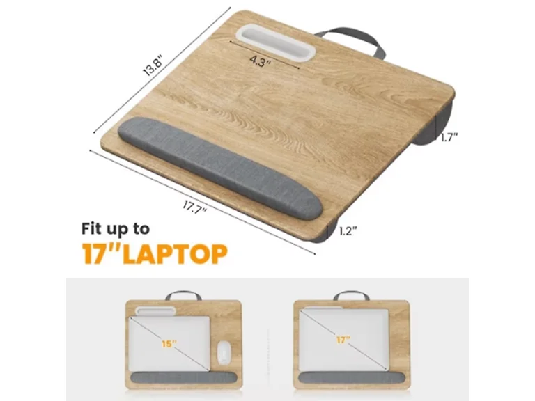 Flycity Cushioned Laptop Lap Desk- 17"