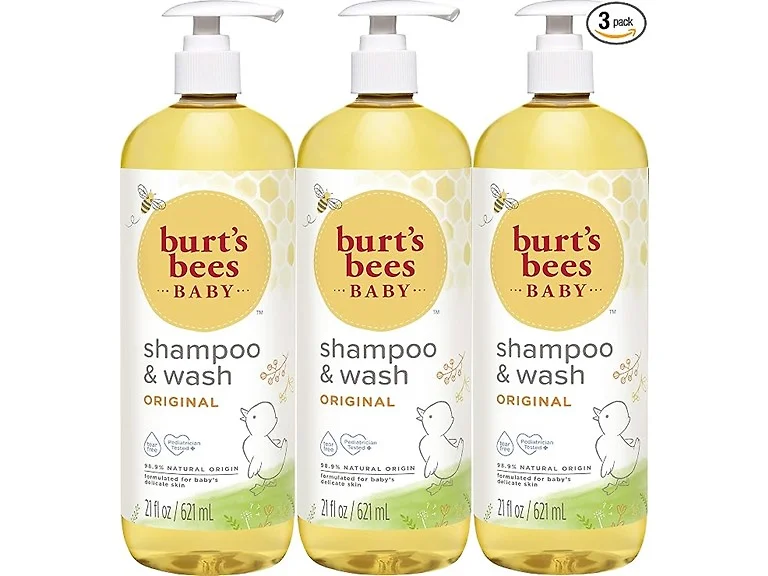 Burts Bees Baby Shampoo and Wash 21oz 3pk