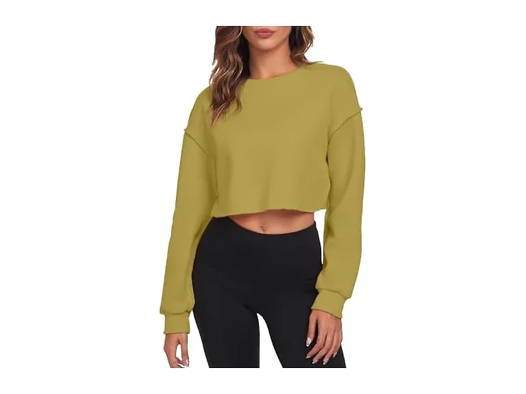 FKEEP Women (M) FKEEP Cropped Tops Oversized Fit