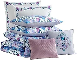 Sweet Home Collection SHC-JULI-COMF-Q Queen Juliette Bed In A Bag Comforter Set Multi