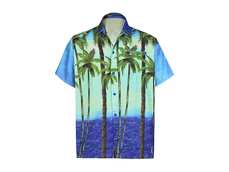 Happy BAY Men (XXL) Hawaiian Casual Tropical Shirt