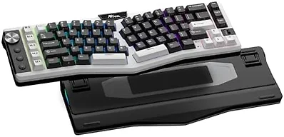 RK ROYAL KLUDGE A72 Alice Ergonomic Wireless Keyboard