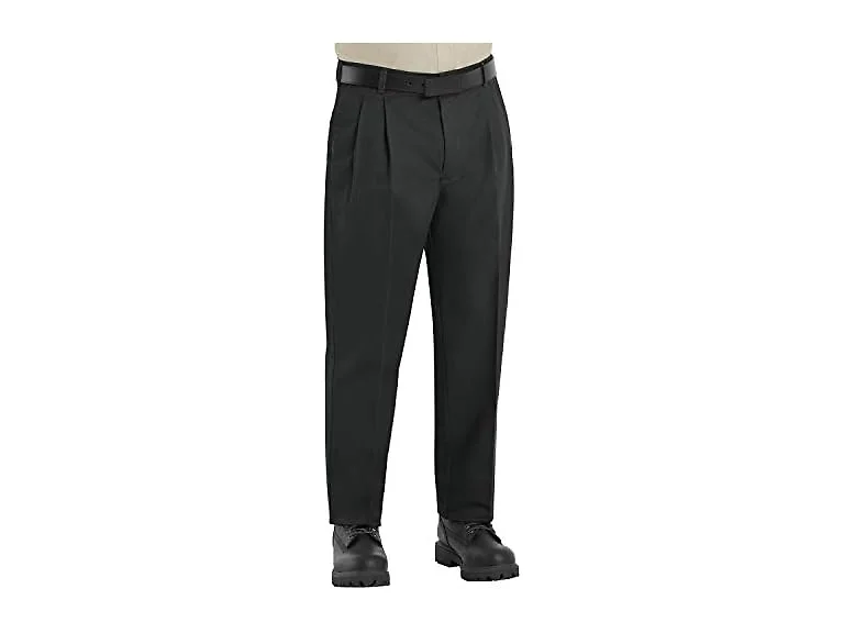 Red Kap Men (30) Pleated Twill Slacks