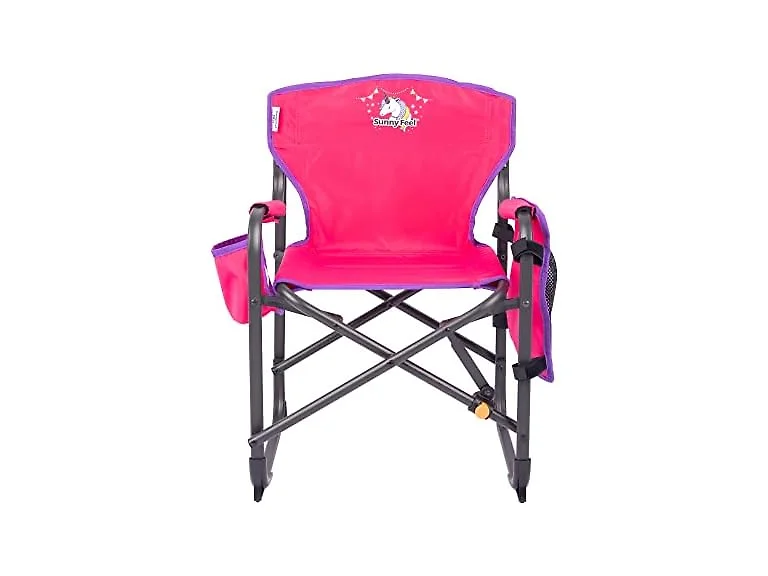 SUNNYFEEL Pink Kids Folding Camping Chair