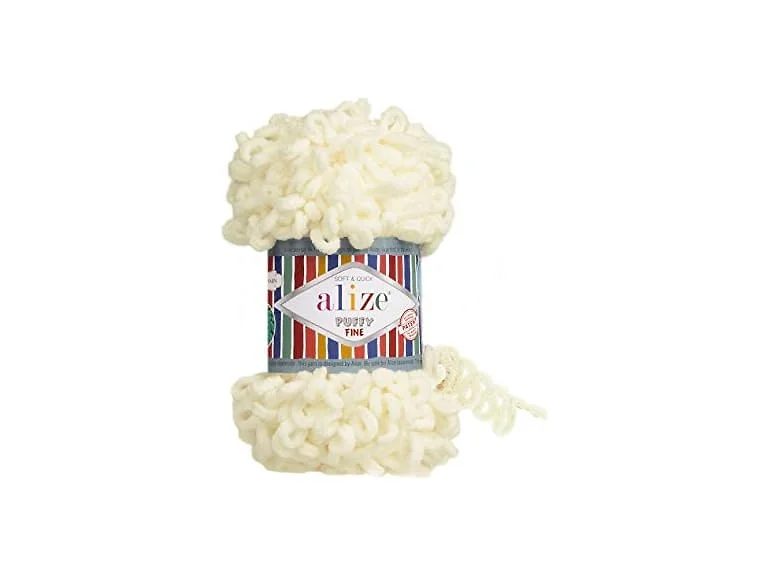 Alize Puffy Fine Yarn Baby Blanket Worested