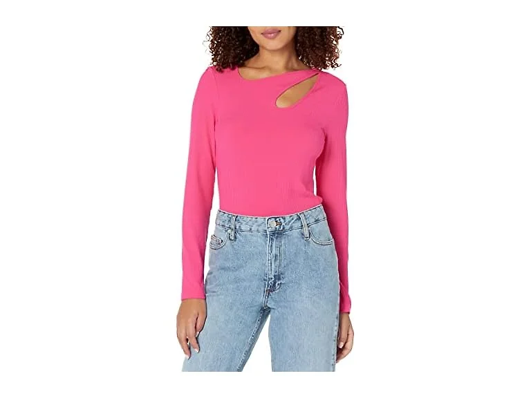 The Drop Women's Doug Cutout Knit Top