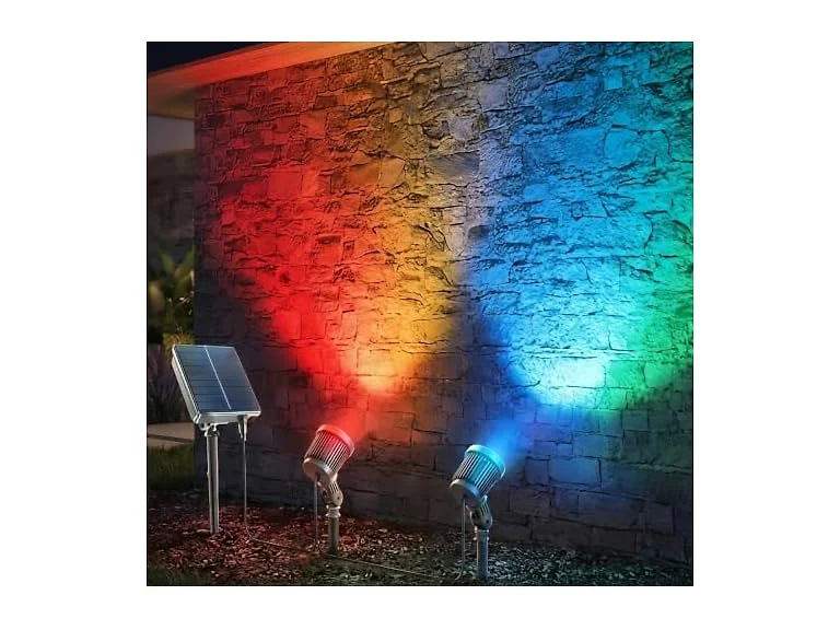 LightSeek 2-in-1 Color Solar Spotlights