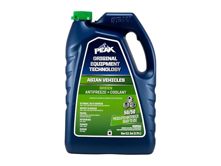 Peak Oem Asian Green 50/50 Antifreeze