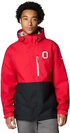 Columbia Men's Collegiate Field Bound Jacket, OS - Intense Red/Black, Large