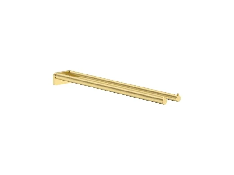 hansgrohe AddStoris S Dual Towel Bar in Brushed Gold Optic