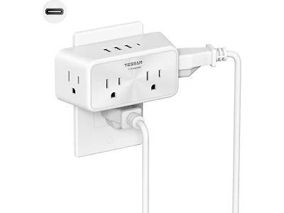 TESSAN Surge Protector Outlet Splitter (4 Outlets, 4 USB)