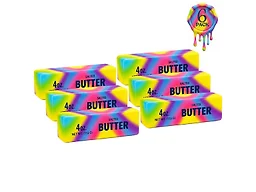 Twilight Squishy Sensory Toys Butter Rainbow, 6PK