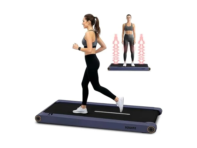 Squatz 2-in-1 Walking Pad Treadmill w/ Vibration Plates