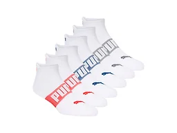 PUMA Men's 12-Pairs Low Cut Socks - White/Red
