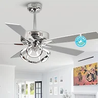 Parrot Uncle F6367-PU 52 Inch Modern Ceiling Fans wi