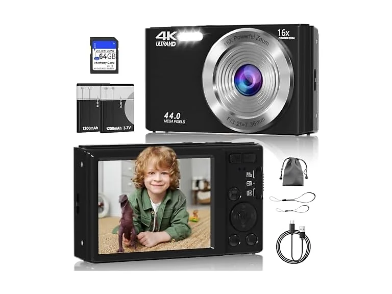 ceye FHD 4K 44MP Digital Camera